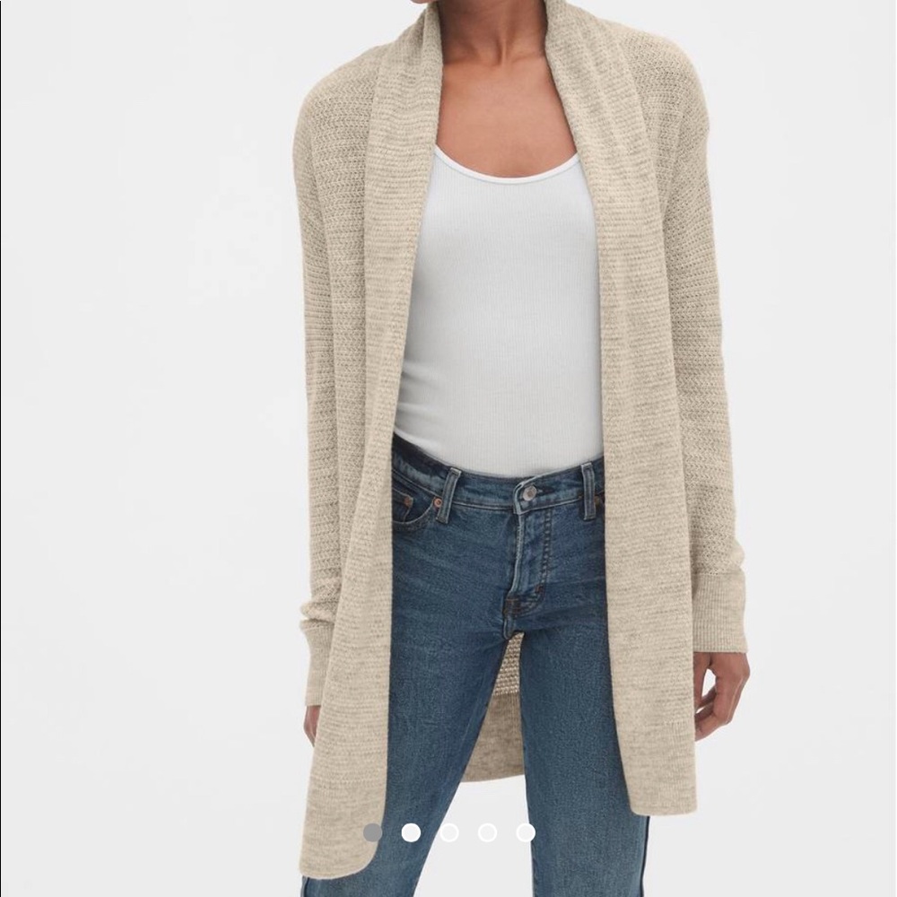 NWT GAP Light Tan Cardigan